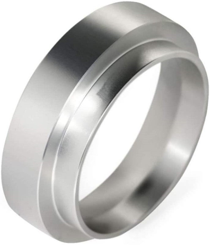 AOE 58mm Stainless Steel Coffee Espresso Dosing Funnel Ring Silver 5.8cm - Image 5