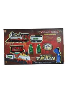 Generic 18-Piece Classic Remote Controlled Plastic Track Train Set KSA ...