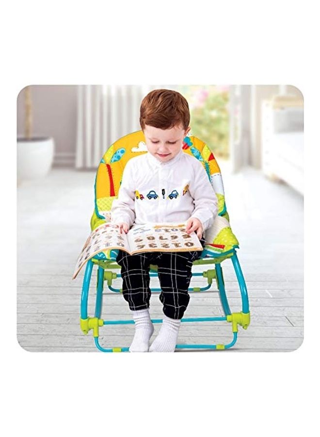Mastela Elephant Printed Newborn To Toddler Baby Rocker  - Image 5