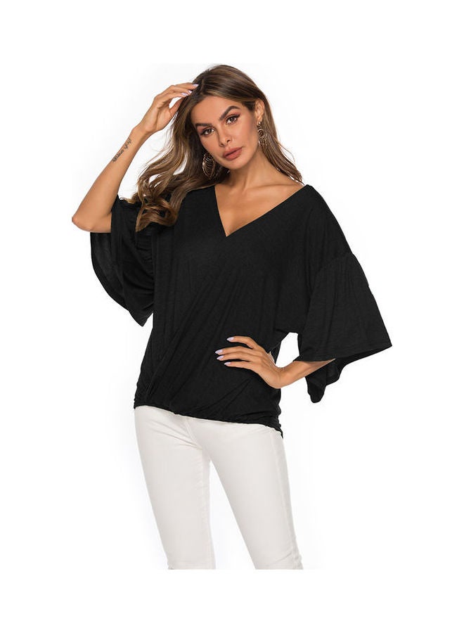 Solid Blouse Black - Image 2