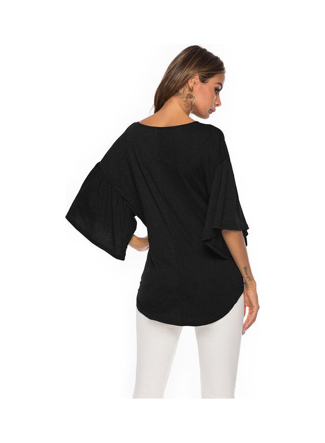 Solid Blouse Black - Image 3