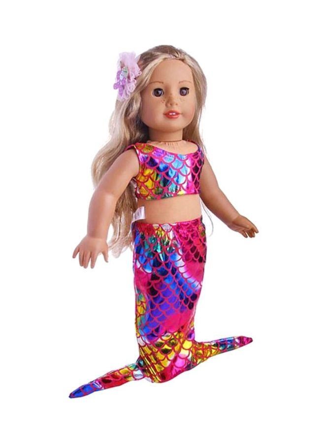 بيوينتي ملابس حورية البحر لدمية أميريكان جيرل 18بوصة