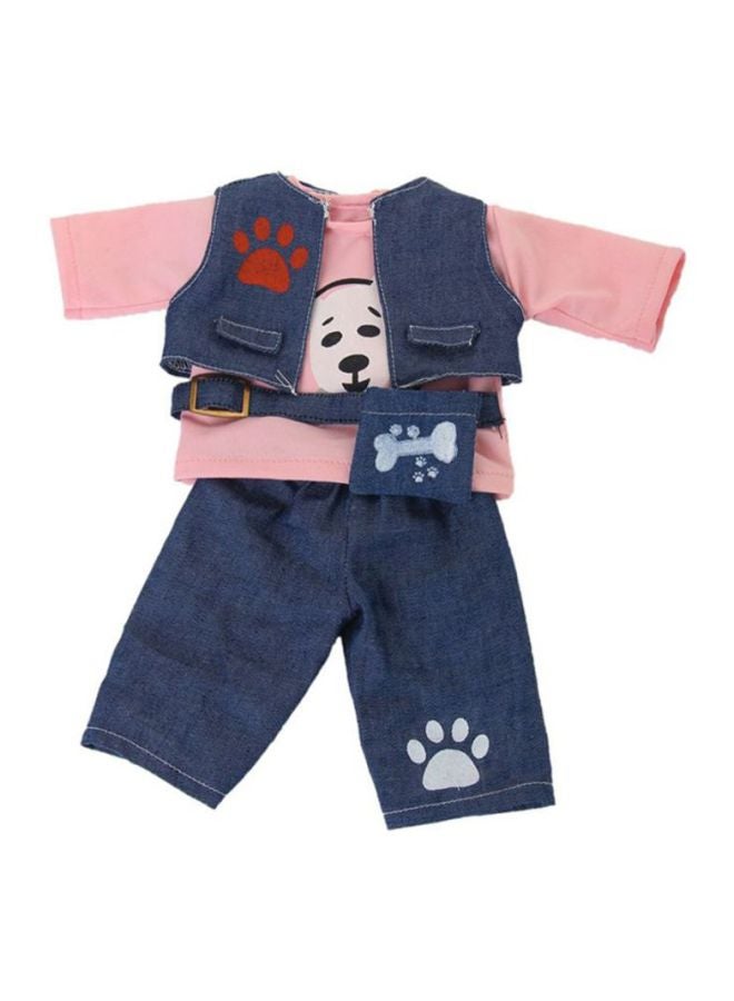 بيوينتي بدلة جينز بتصميم دمية الفتاة الأمريكية بحجم 18 بوصة - Image 1