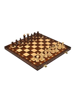 Beauenty Wooden Chess Set With 6 Piece Inch Board 