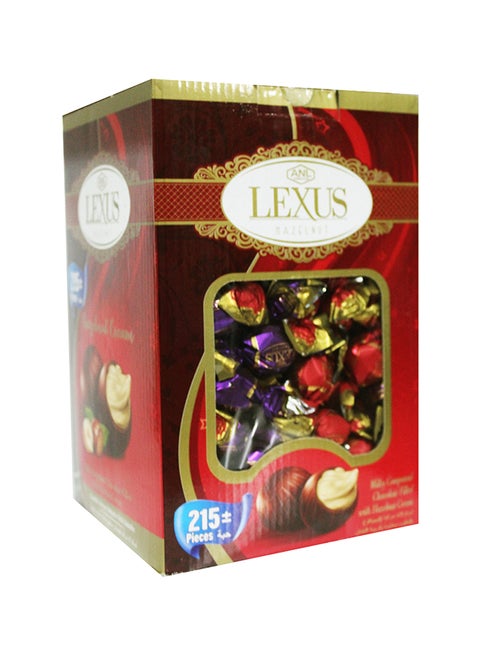 Lexus Milky Compound Chocolate Filled With Hazelnut Cream 215 Pieces 2kg