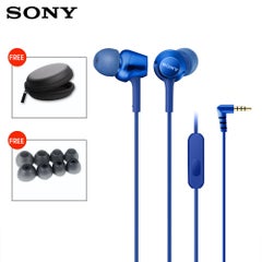 Sony MDR-EX255AP In-Ear Headphone Blue  - Image 1