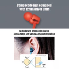Sony MDR-EX255AP In-Ear Headphone Blue  - Image 5