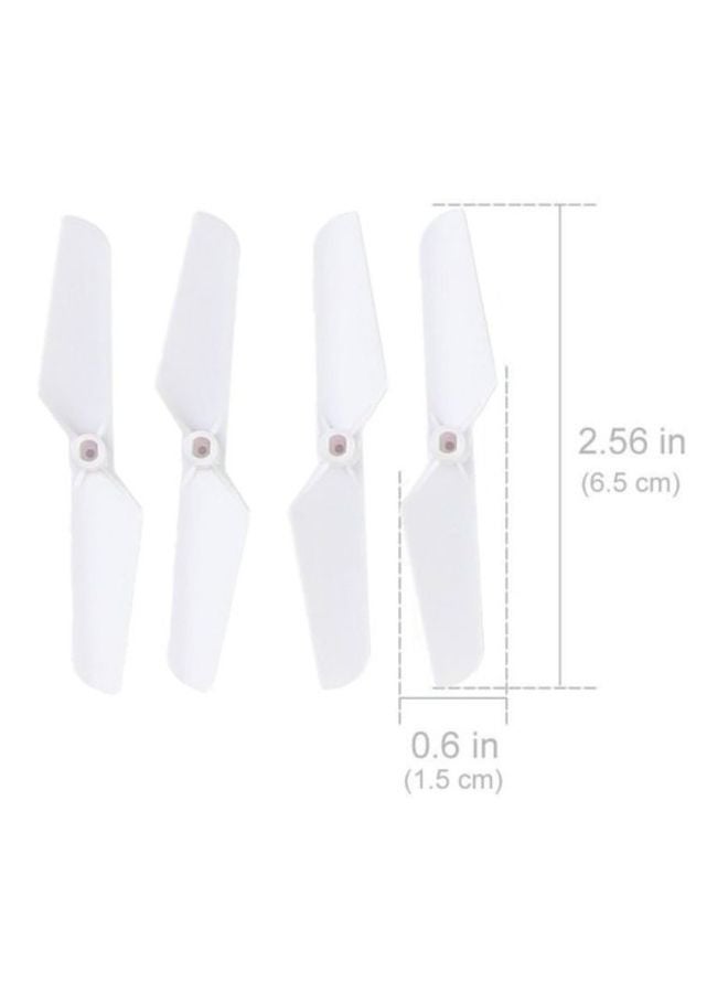 Voberry - 4-Piece Propellers Blades For Syma X11 X11C Aircraft 2.56inch - Image 1