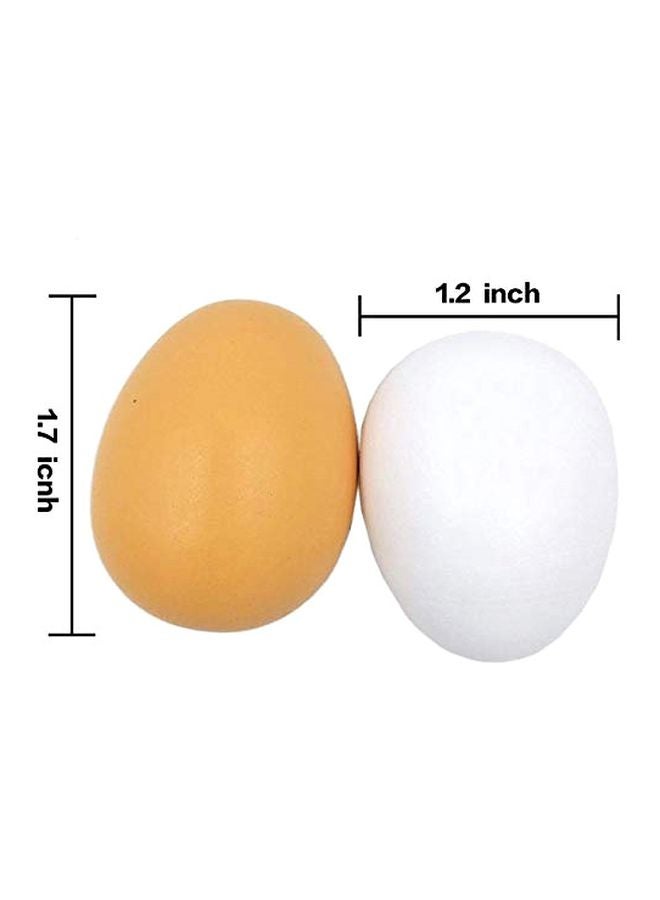 Beauenty 6-Piece Wooden Play Eggs Assembling Toy 15.9 x 10.21 x 5.69cm - Image 5