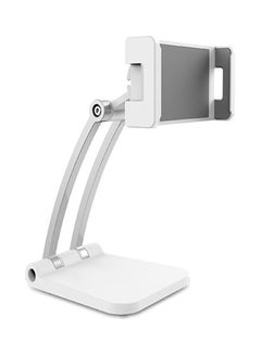 Desktop Tablet Stand 360 Degree Rotating White