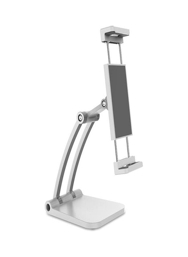 Generic Desktop Tablet Stand 360 Degree Rotating White  - Image 2