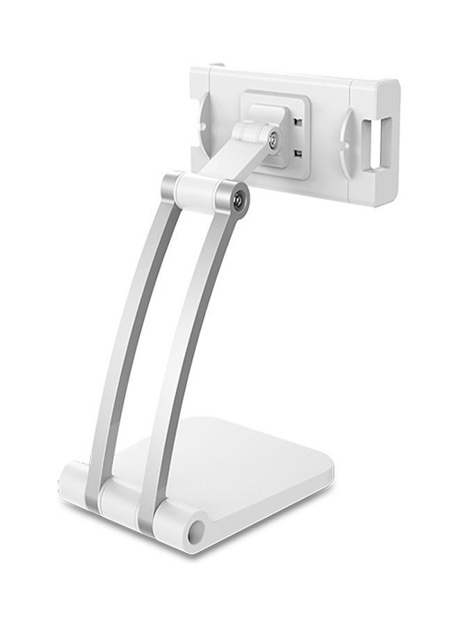Generic Desktop Tablet Stand 360 Degree Rotating White  - Image 3