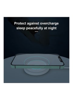 Generic HSLG Wireless Magnetic Fast Charging Pad for iPhone 12/12 mini/12 pro/12 pro max and Huawei XiaoMi Silver  - Image 4
