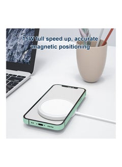 Generic HSLG Wireless Magnetic Fast Charging Pad for iPhone 12/12 mini/12 pro/12 pro max and Huawei XiaoMi Silver  - Image 5