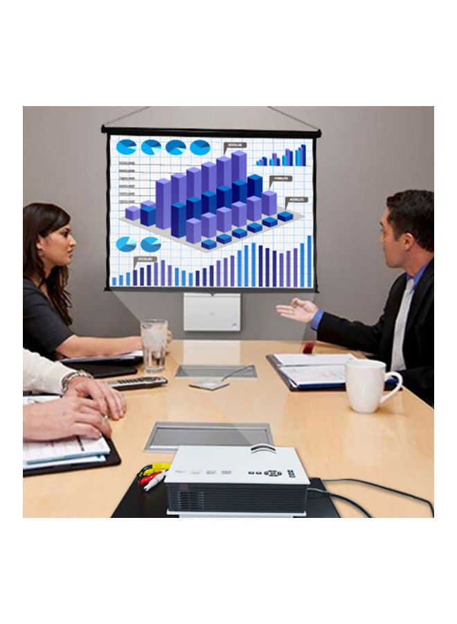 50-inch 4:3 HD Projector Screen V8303-3-V Black/White - Image 3