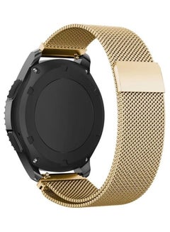 Bikson Loop Stainless Steel Smartwatch Strap Band For Samsung Galaxy Watch 46mm/Huawei GT2/Gear S3 Frontier/Classic/Honor Magic 2/Fossil 22mm Champagne Gold  - Image 5