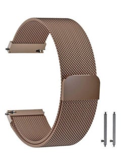 Bikson Loop Stainless Steel Smartwatch Strap Band For Huawei GT2/GT Brown  - Image 1