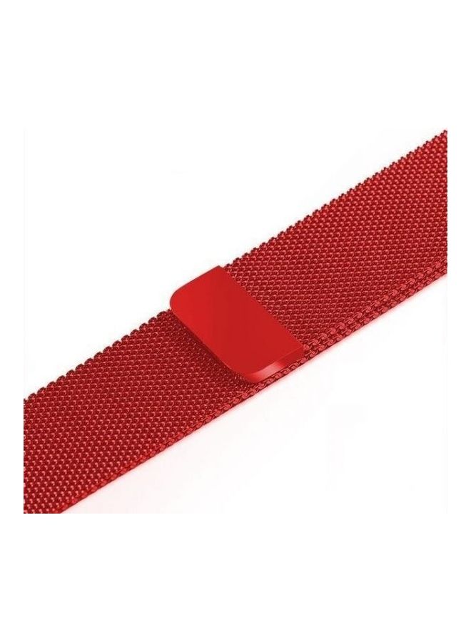 Bikson Loop Stainless Steel Smartwatch Strap Band For Huawei GT2/GT Red - Image 4