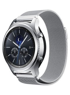 Bikson Loop Stainless Steel Smartwatch Strap Band For Samsung Galaxy Watch 46mm/Huawei GT2/Gear S3 Frontier/Classic/Honor Magic 2/Fossil 22mm Sonic Silver  - Image 3