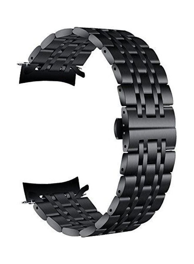 Classic Stainless Steel Smartwatch Strap Band For Samsung Galaxy Watch 46mm/Huawei GT2/Gear S3 Frontier/Classic/Honor Magic 2/Fossil 22mm Black - Image 3