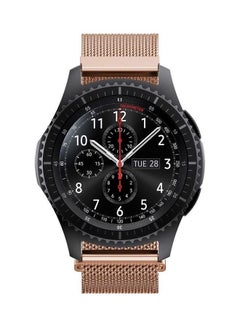 Bikson Loop Stainless Steel Smartwatch Strap Band For Samsung Galaxy Watch Gear S3 Frontier/Classic Rose Gold  - Image 1