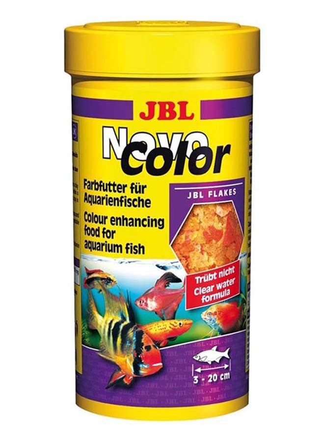 JBL Novo Color Flakes Food For Fish Yellow 100ml