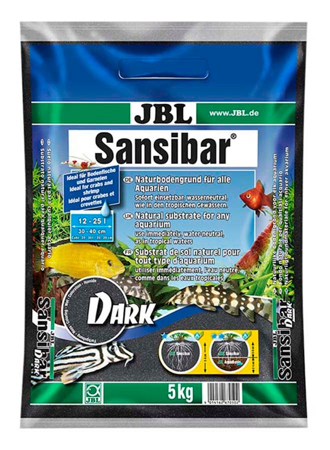 جي بي إل طبقة سفلية من الرمال لأحواض السمك ذات المياه العذبة والمالحة رمادي 5كيلوجرام - Image 1