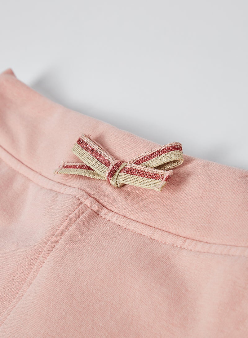 NAME IT - Kids Side Stripe Sweatpants Mellow Rose - Image 1