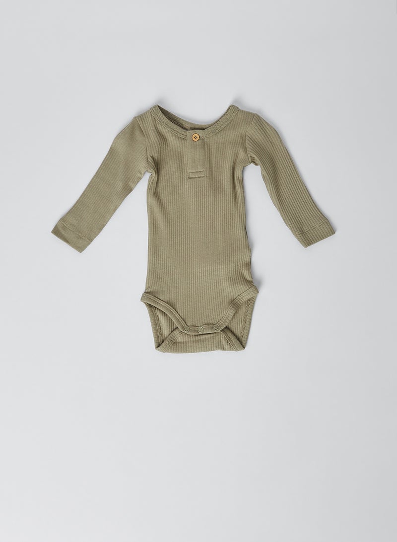 Baby Solid Onesie Silver Sage
