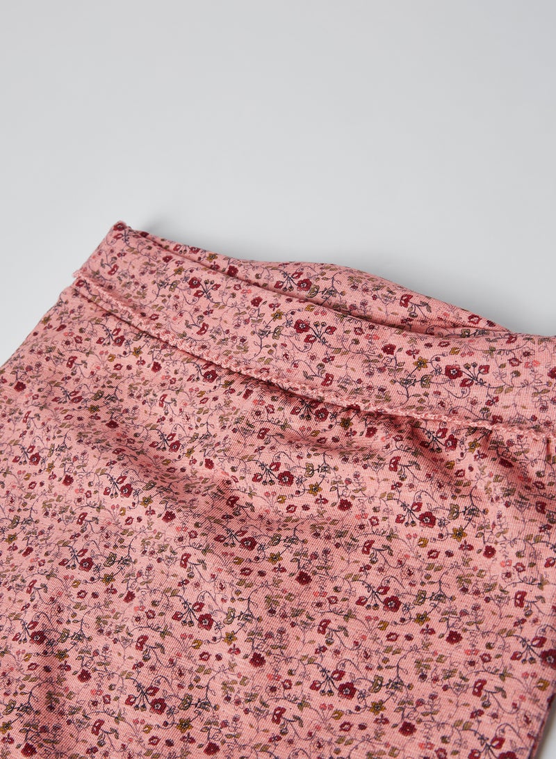 NAME IT Baby Floral Sweatpants Blush  - Image 3