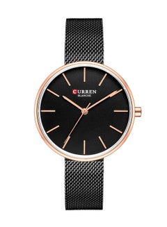 Women's Waterproof Simple Stainless Steel Mesh Band Quartz Watch 9042