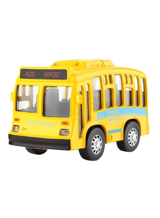 Beauenty Alloy Pull Back Vehicle With Lights Sounds Yellow