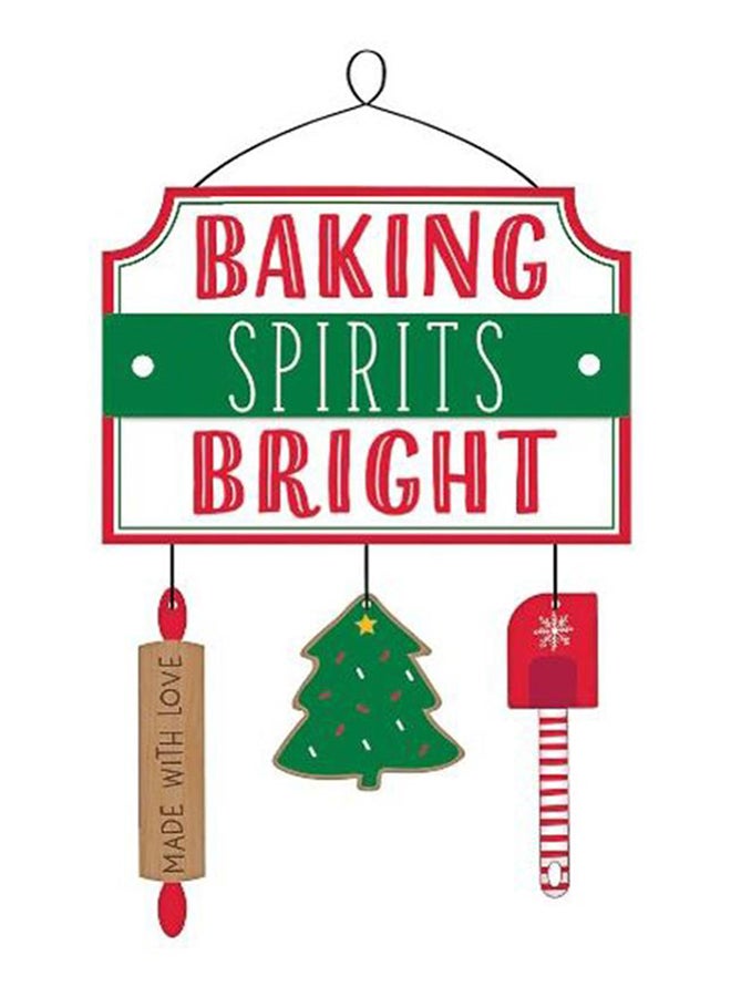 Amscan Baking Spirits Bright Hanging Sign 15x9inch