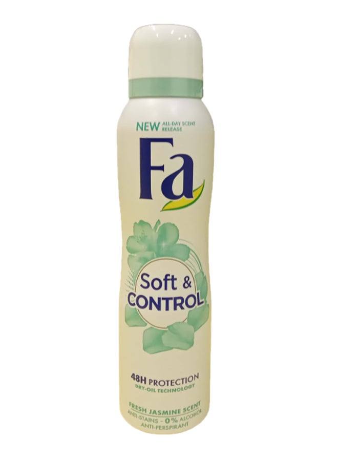 Fa Spray Soft And Control Deodorant Multicolour 150ml