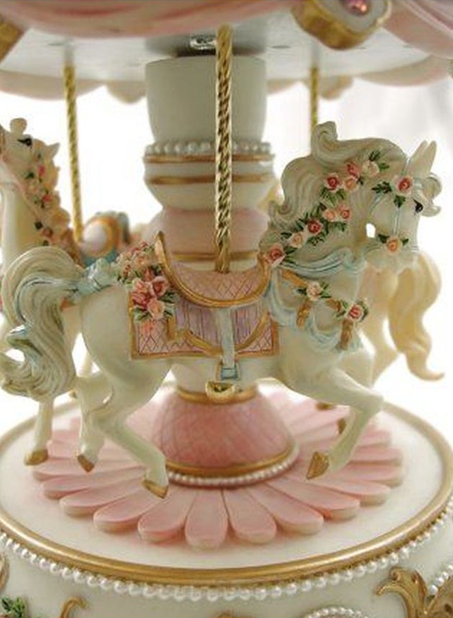 Beauenty Classic Wooden Carousel Music Box - Image 2