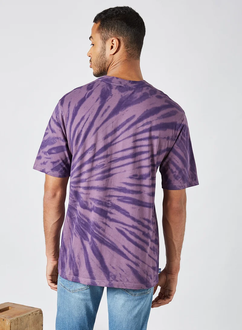umbro Front Logo Calidoscope T-Shirt Dusk / Heliotrope / Gelato / Aqua Mint