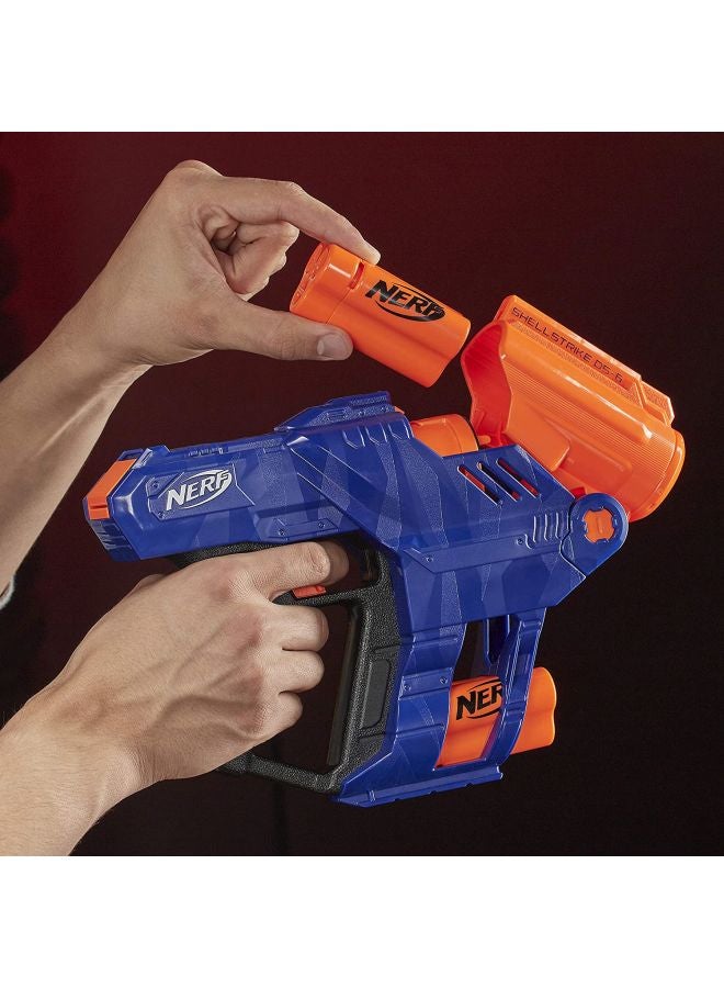 NERF - Elite Shellstrike DS-6 Blaster With 6 Darts - Image 1