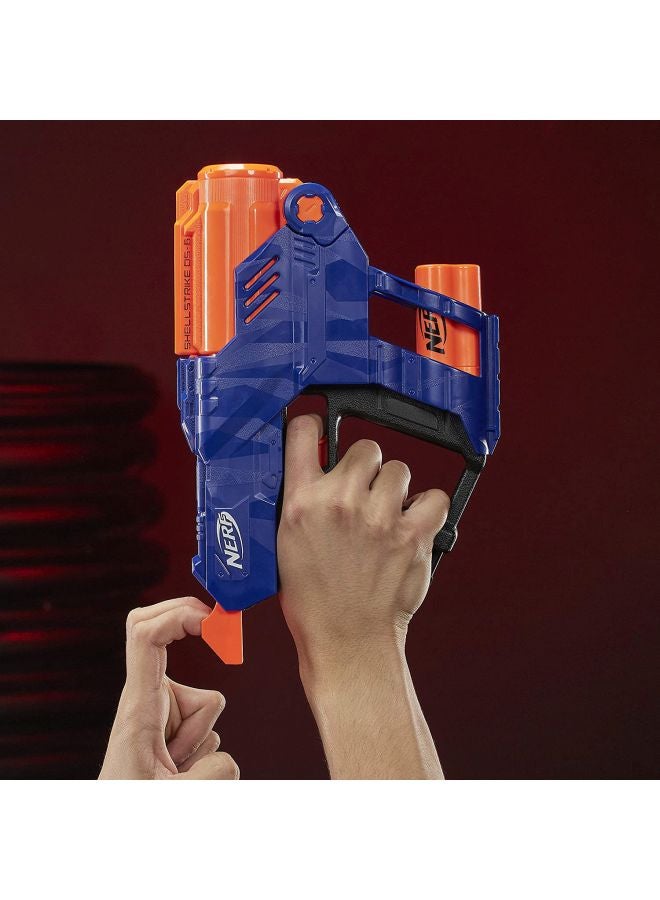 NERF - Elite Shellstrike DS-6 Blaster With 6 Darts - Image 1