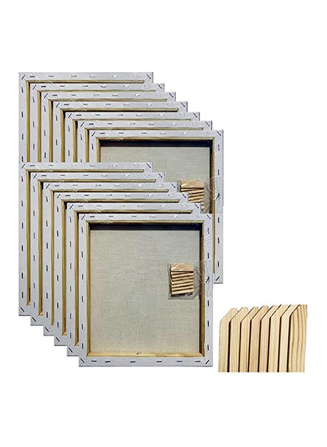 12-Piece Pre Stretched Canvas Board Set 30x30cm - v1608708449/N39793190A_3