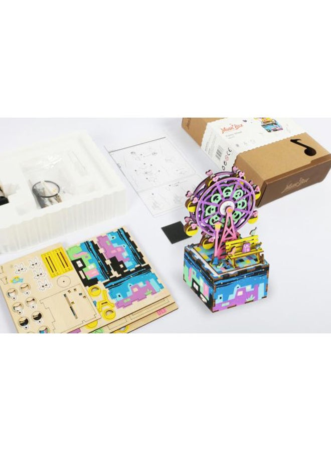 Sharpdo 3D Rotating Music Box Ferris Wheel Puzzle 70x76x168cm - Image 4