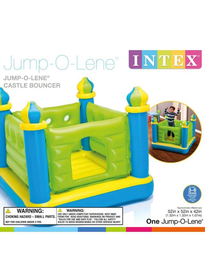INTEX Jr. Jump-O-Lene Castle Bouncer With Accesseries 48257 52x52x42inch - Image 4