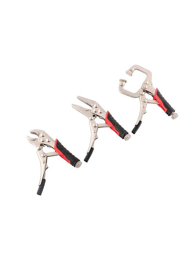 MEGA 3-Piece Mini Locking Pliers Multicolour - Image 3