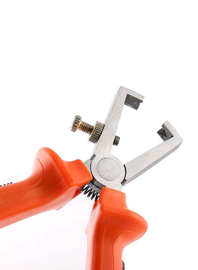 MEGA Wire Stripper Plier Orange/Silver 6inch - Image 2