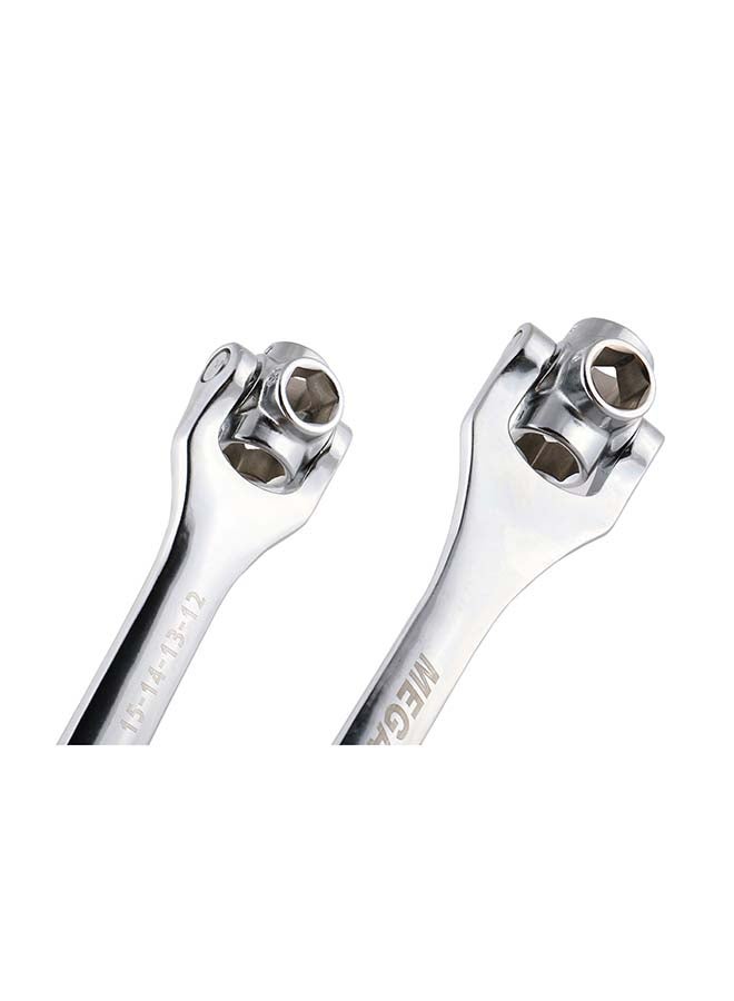 MEGA Socket Wrench Silver 12,13,14,15,16,17,18,19inch  - Image 1