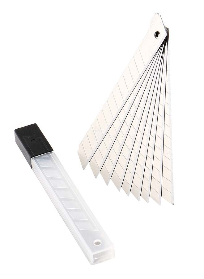MEGA 10-Piece Utility Knife Blades Silver 8inch  - Image 2