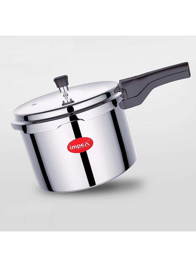 Impex Induction Base Aluminium Pressure Cooker Silver/Black 3Liters - Image 2