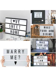 Wownect Message LED Lightbox With Combination Letters White  - Image 5