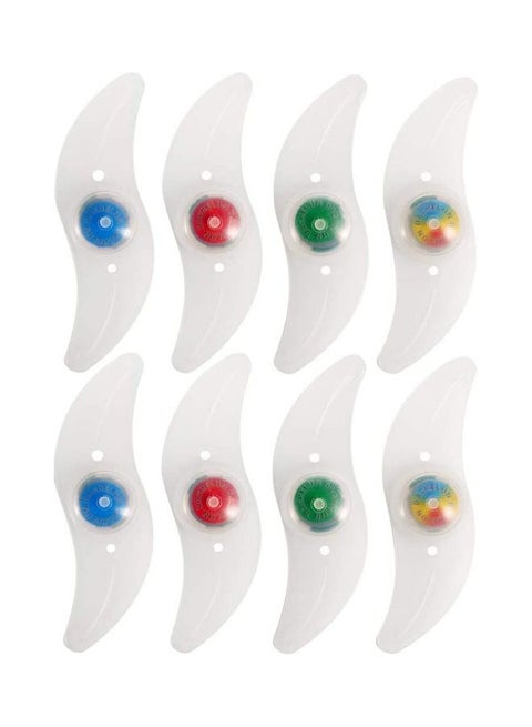 8-Piece LED Bike Wheel Light Set