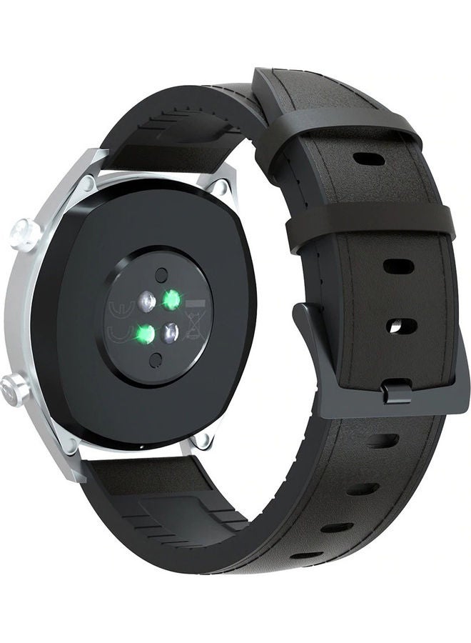 O Ozone Replacement Watch Band Quick Release Steel Buckle Wristband Black - Image 1