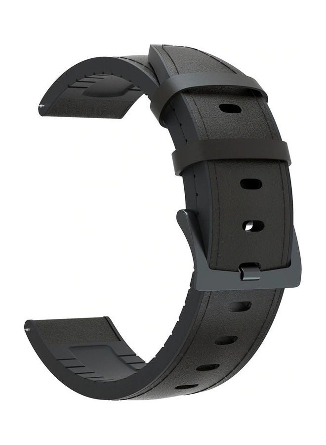 O Ozone Replacement Watch Band Quick Release Steel Buckle Wristband Black - Image 3